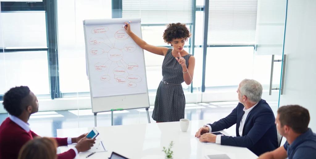 young woman professional leader